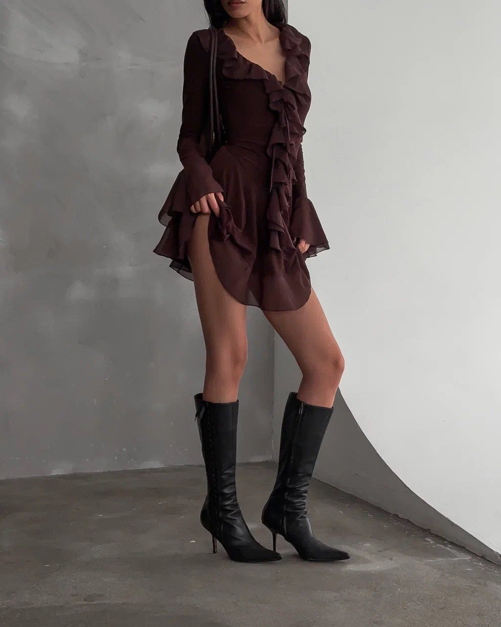 Street Chic Volant Dress