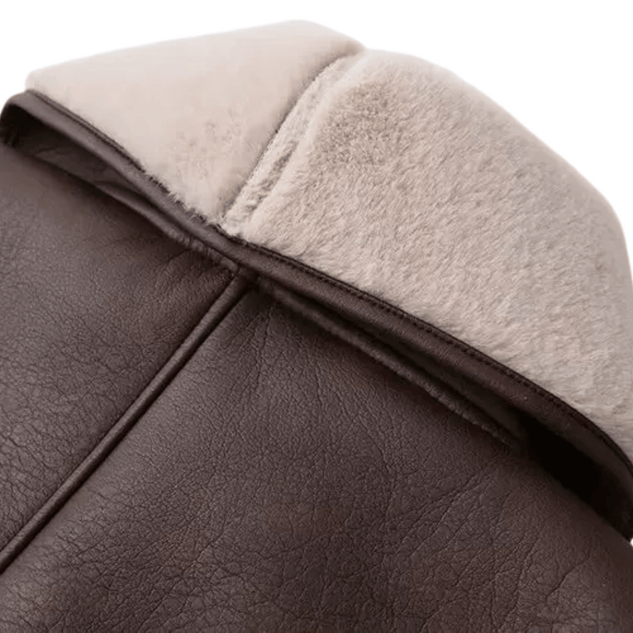 Brown Cozy Shearling Coat