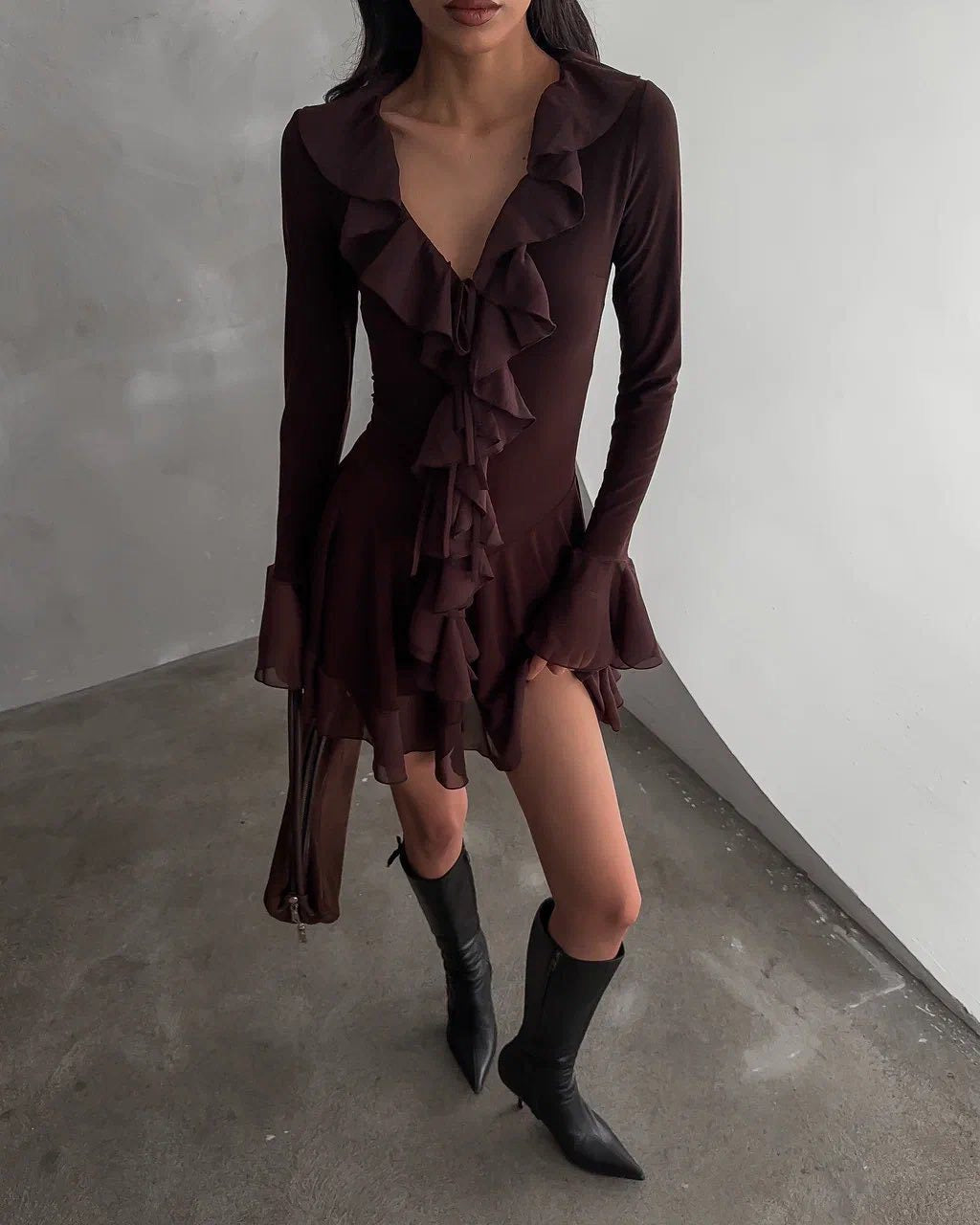 Street Chic Volant Dress