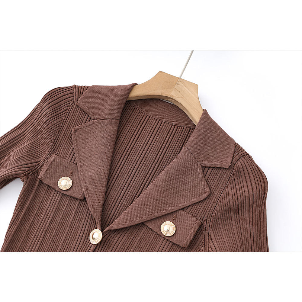 Chocolate Muse Kleid mit V- Ausschnitt