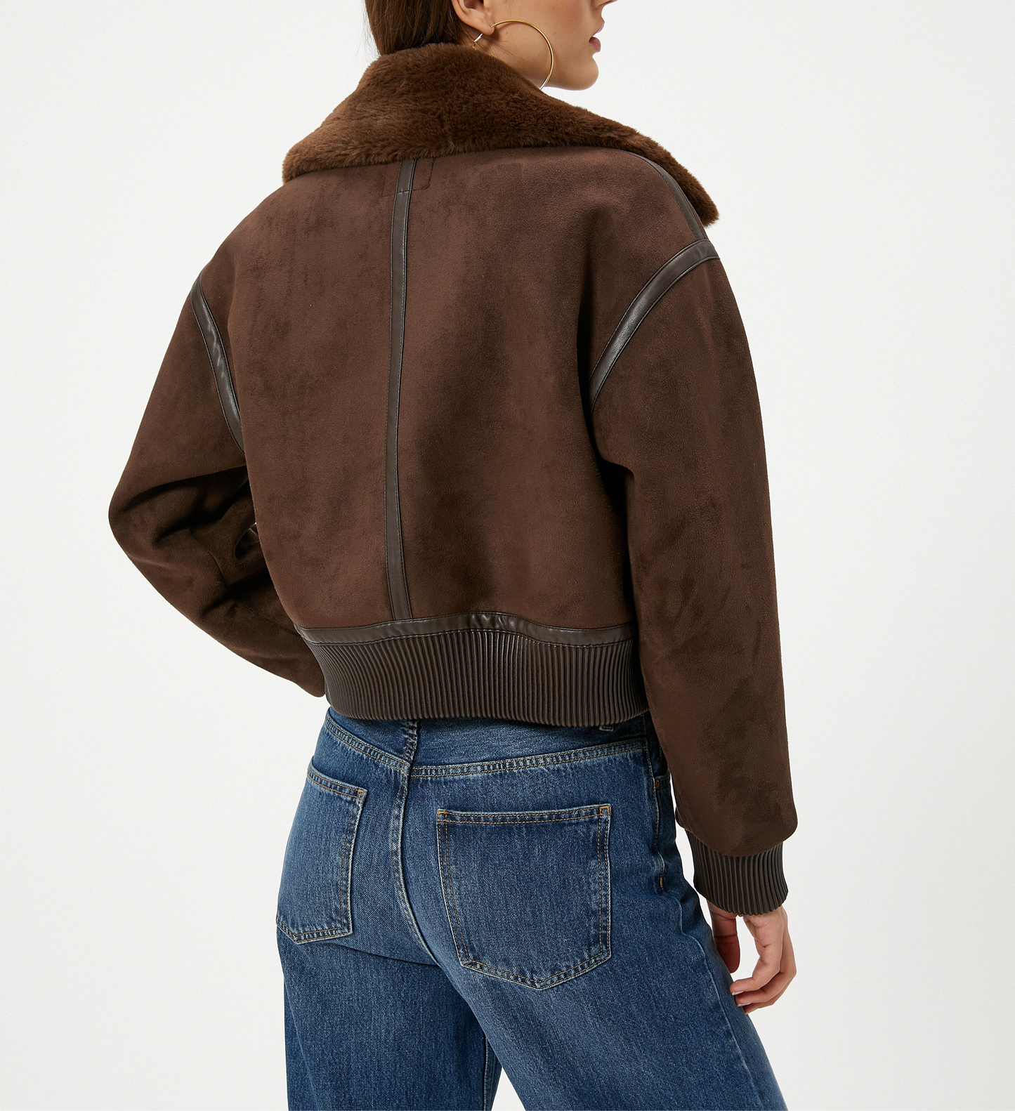 Shearling Bomberjacke Damen