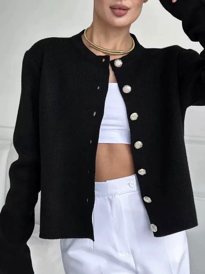 Damen Strickjacke „Classic Chic“ – Weich, warm & vielseitig kombinierbar