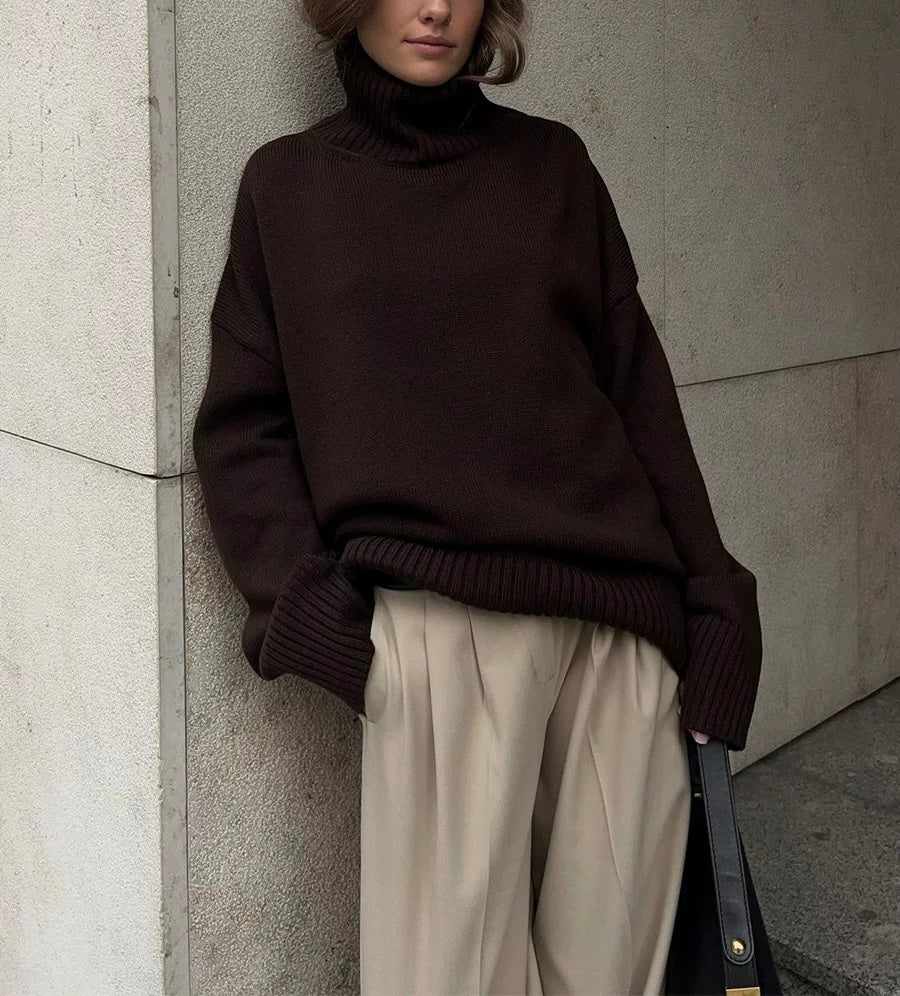 Oversized Rollkragenpullover „Sofia“