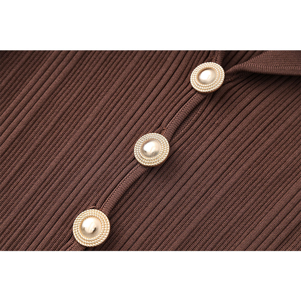 Chocolate Muse Kleid mit V- Ausschnitt