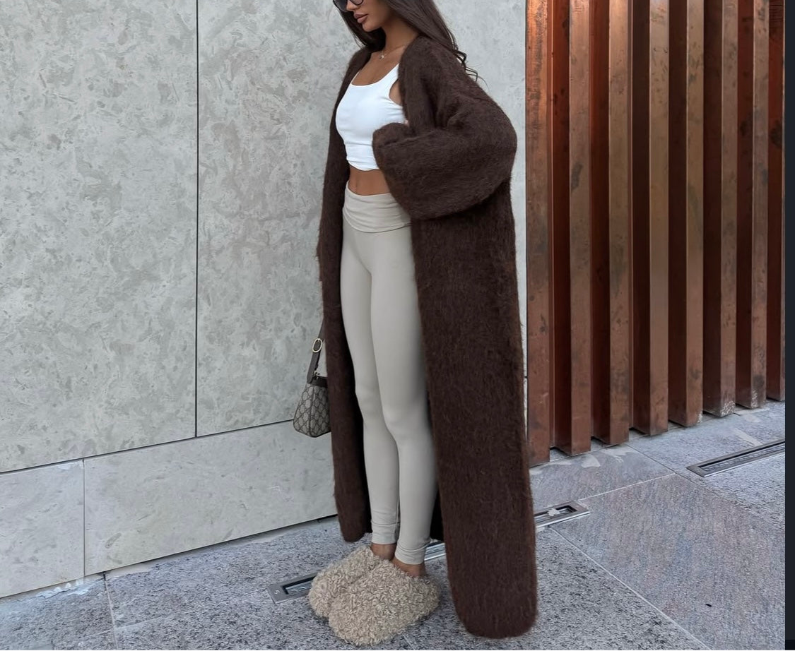 Maxi-Cardigan in Oversize-Passform