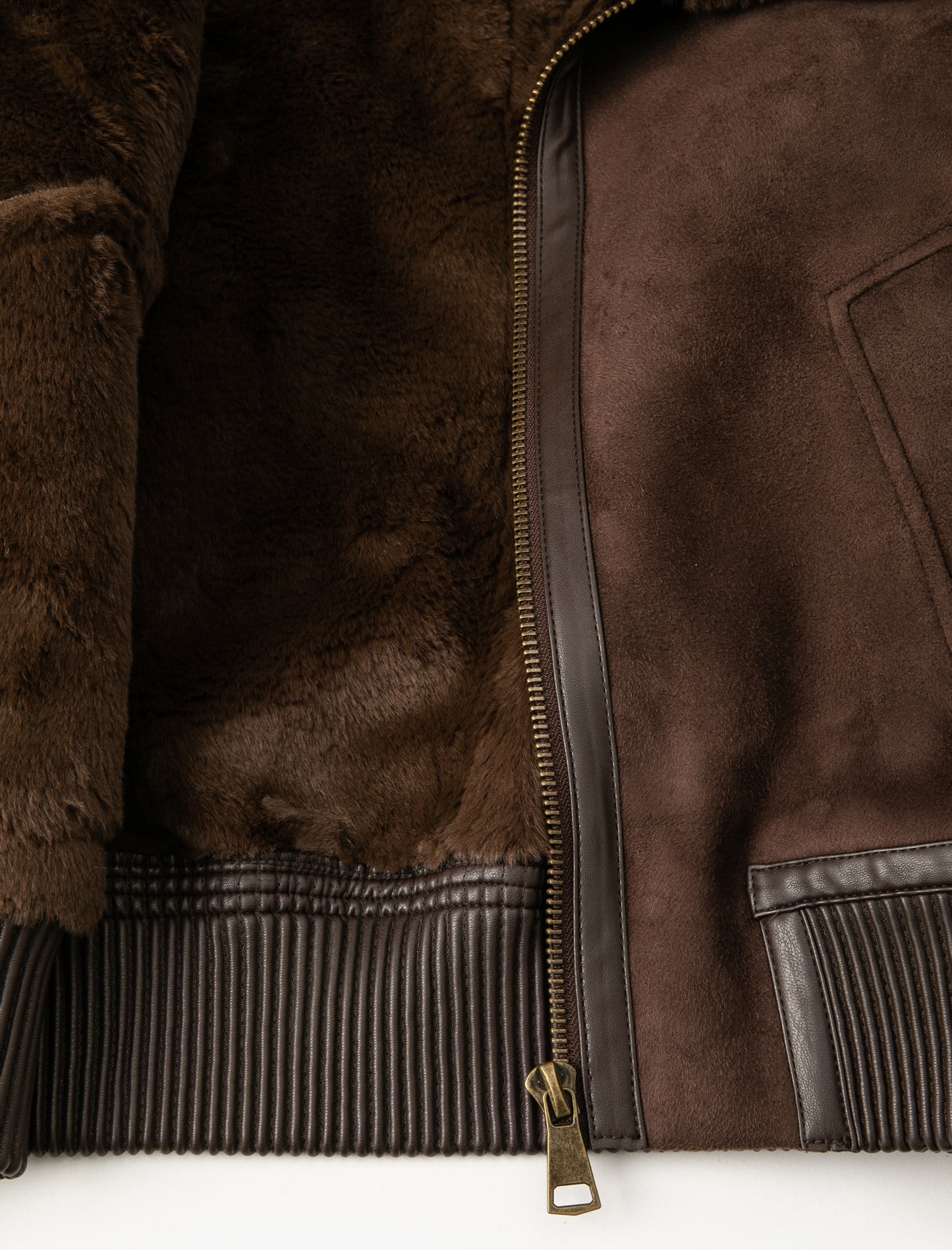 Shearling Bomberjacke Damen