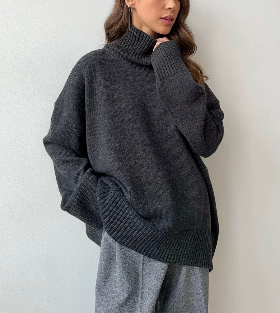 Oversized Rollkragenpullover „Sofia“