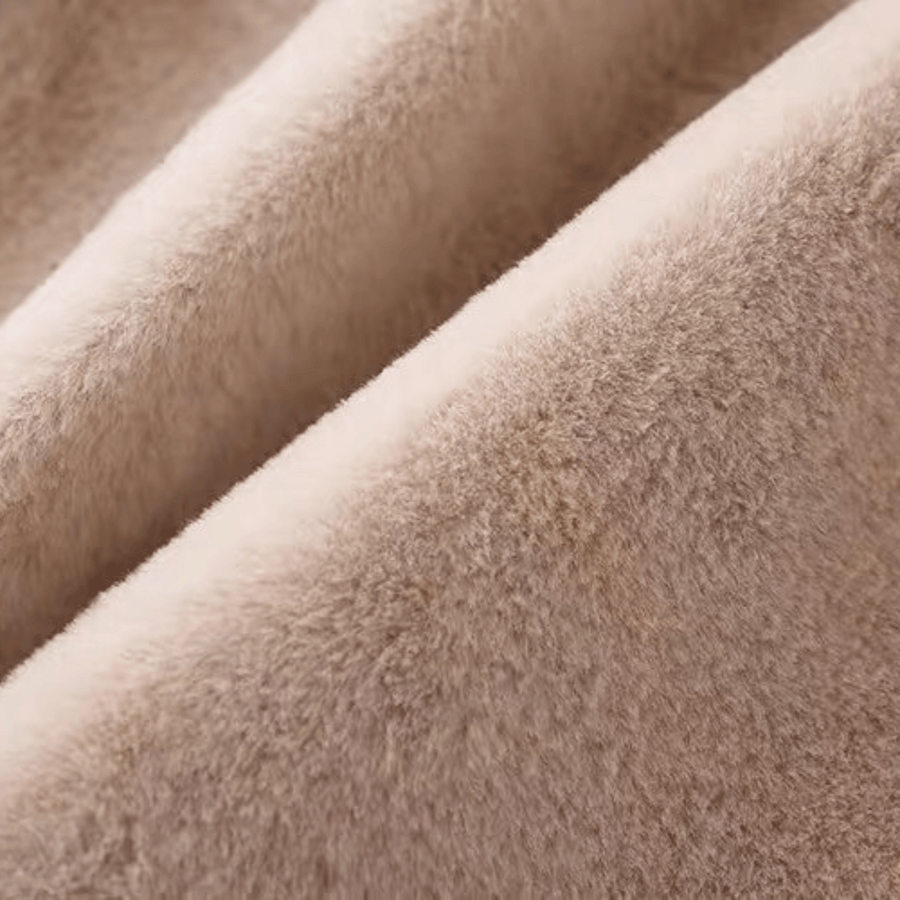 Brown Cozy Shearling Coat