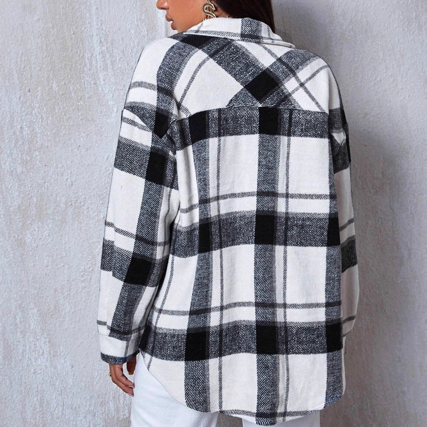 Casual Checked Overshirt – Lässiger Karo-Look
