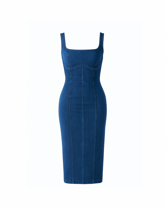 Denim Maxikleid