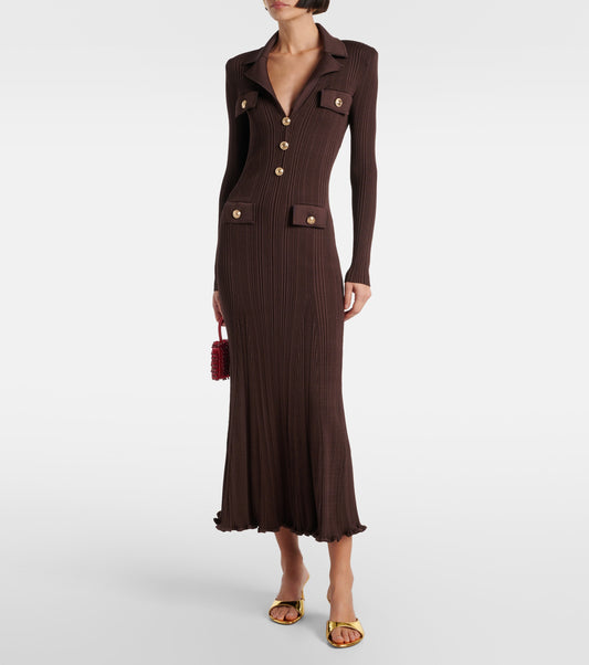 Chocolate Muse Kleid mit V- Ausschnitt