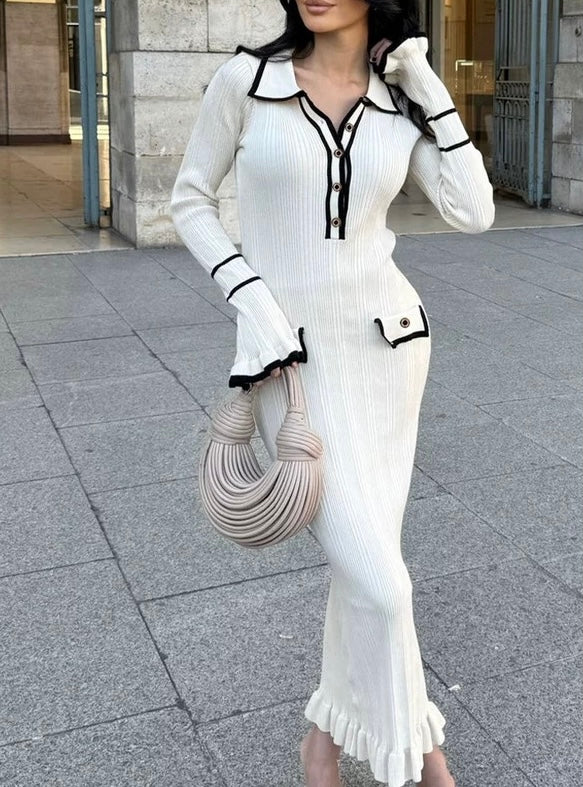 Paris Chic Strickkleid