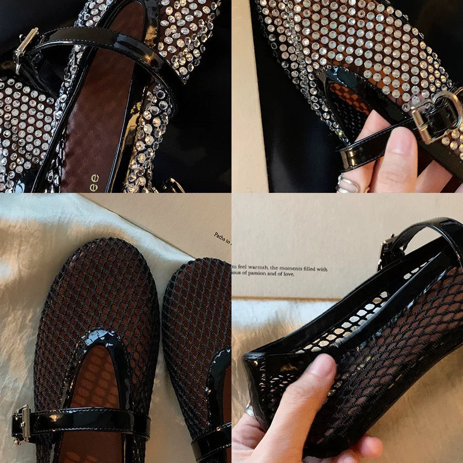 Crystal Glam Flats