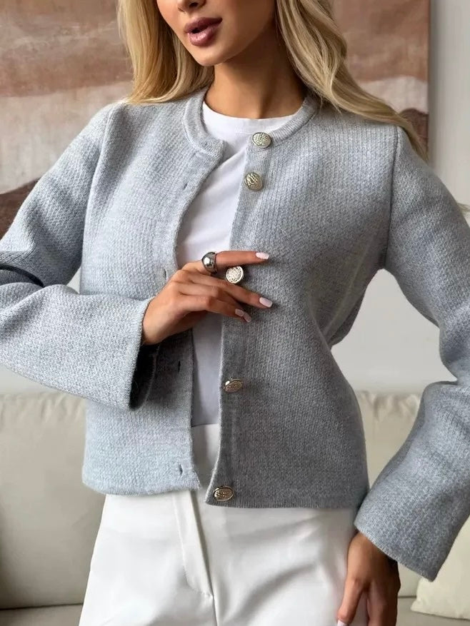 Damen Strickjacke „Classic Chic“ – Weich, warm & vielseitig kombinierbar