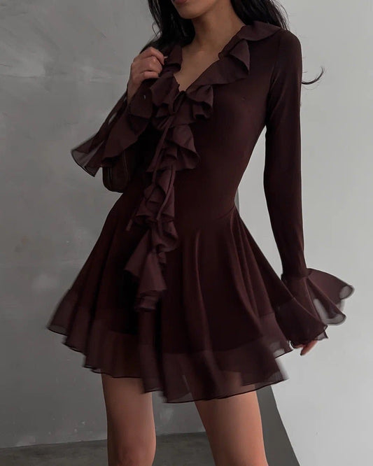 Street Chic Volant Dress