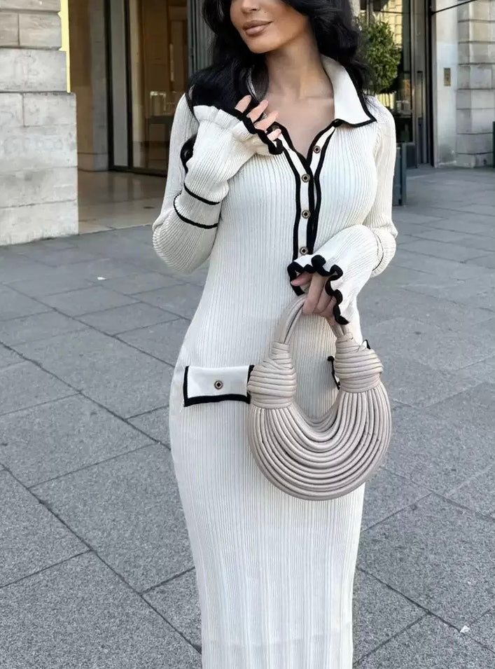 Paris Chic Strickkleid