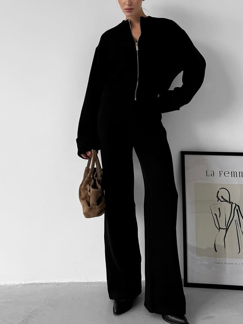 Soft Touch Lounge Set – Jacke & Hose