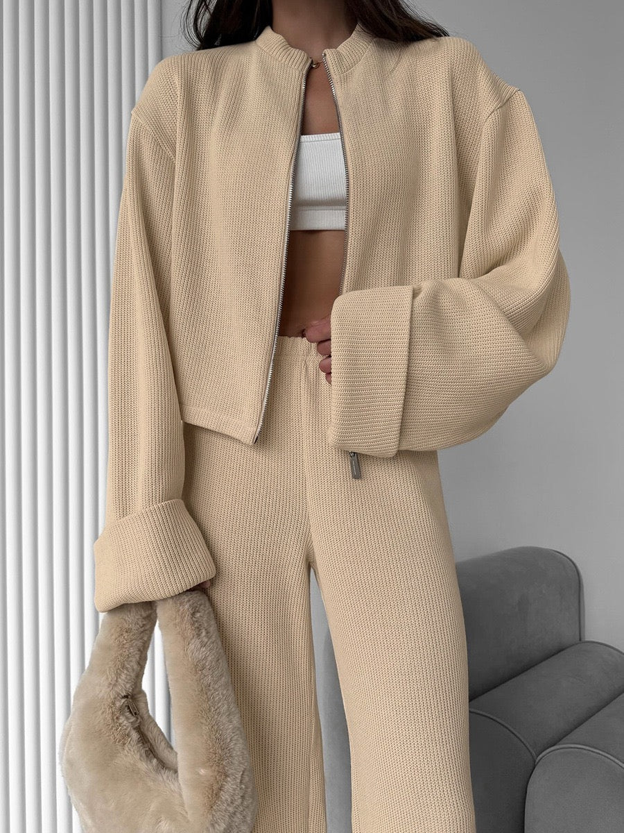 Soft Touch Lounge Set – Jacke & Hose