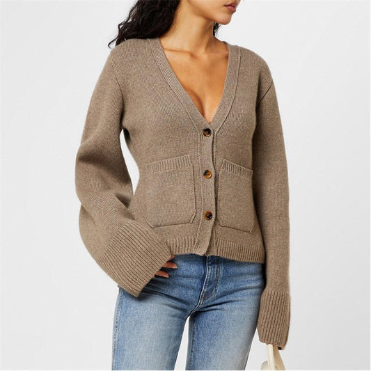 Damen Strick-Cardigan kurz