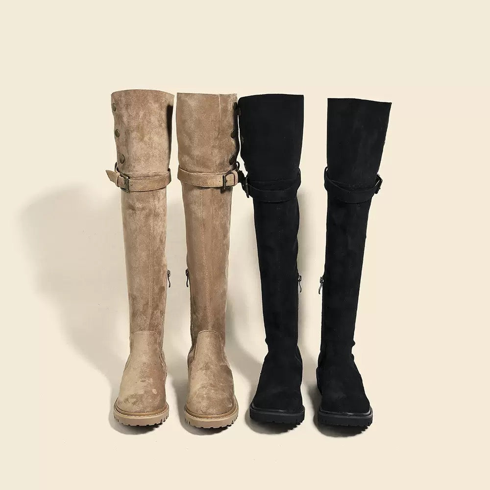 Overknee-Stiefel Damen – Komfortable hohe Stiefel für Herbst & Winter